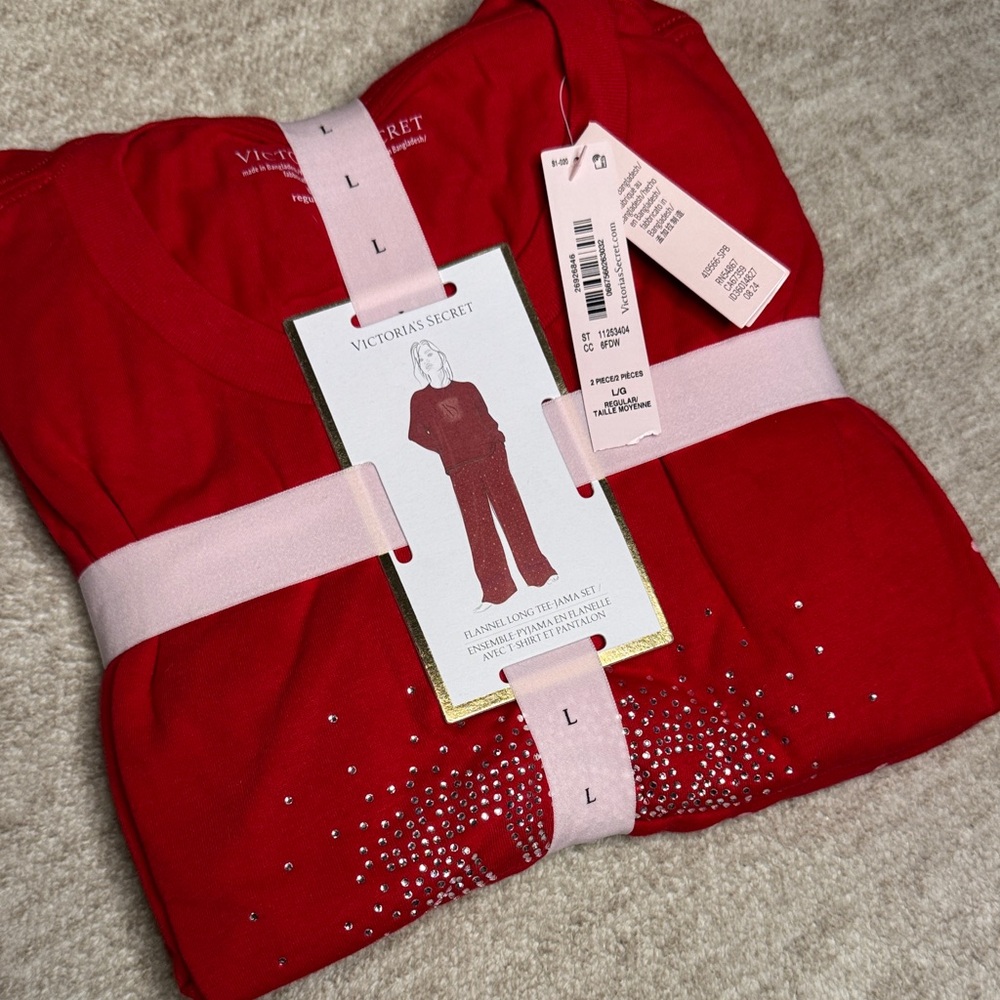 Victoria's Secret Red Pajama Set